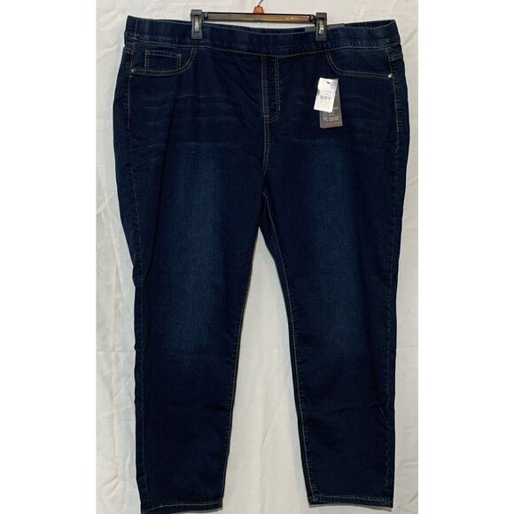 Avenue Denim High Rise Jeggings Plus Size 30 Nwt - Picture 1 of 8